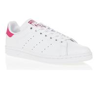 Baskets Stan Smith Blanc/Rose Enfant - ADIDAS ORIGINALS - Mixte - Synthétique - Lacets 35.5