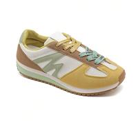 Baskets style rétro pour femmes - Baskets légères multicolores avec une semelle C'est un style sportif et dynamite avec un look moderne et un nouveau style. Confort optimal, associatif et textile-resp