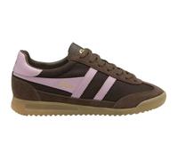 Baskets suède femme Gola Tornado - dark brown/candy 36
