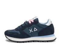SUN68 Femme Ally Solid Nylon Shoe, Navy Blue, 36 EU