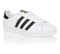 Baskets Superstar ADIDAS ORIGINALS - Blanc/Noir - Homme - Tige en cuir 46 2/3