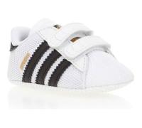 Baskets Superstar - Bébé - Blanc et noir - ADIDAS ORIGINALS - Synthétique - Scratch - Garçon - Noir - Plat 18