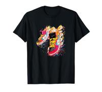 Baskets T-shirt Shoes On Fire Flying Sneakers Cadeau pour les fans T-Shirt