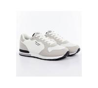 Baskets - TEDDY SMITH - 78385 Blanc - Talon plat - Velours et nubuck - Bout rond 44