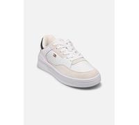 TOMMY HILFIGER Baskets basses bleu marine / miel / gris clair / blanc, Taille 36