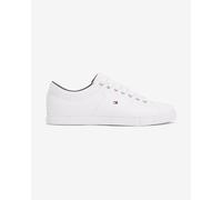 Tommy Hilfiger Essential Leather Sneaker, Sneakers Basses Homme, Blanc (White 100) - Taille 46 EU