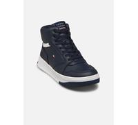 Baskets Tommy Hilfiger Mid cutlace-up sneaker A pour Enfant 32 Bleu