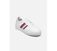 Baskets Tommy Hilfiger PREMIUM CUPSOLE MONO LEATHER pour Homme 42 Blanc