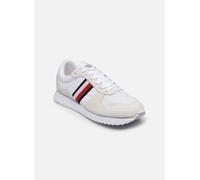 Tommy Hilfiger Homme Baskets de Running Evo Mix Chaussures de Sport, Blanc (White), 40 EU