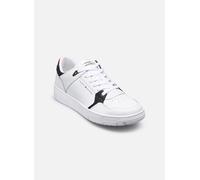 Tommy Hilfiger Baskets Homme en Cuir, Blanc (White), 42