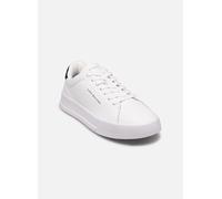 Tommy Hilfiger Baskets Homme Detail Essential en Cuir, Blanc (White/Desert Sky), 40