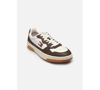 Baskets Tommy Jeans TJM CUPSOLE LEATHER ESS 0LI pour Homme 45 Blanc