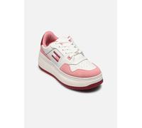 Baskets Tommy Jeans TJW RETRO BASKET FLATFORM MIX pour Femme 39 Rose