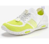 Baskets très agréables à porter grâce à la semelle flexible et ultra-légère, qui vous donne l'impression de marcher pieds nus - LASCANA - blanc/citron vert BLANC/CITRON VERT 36