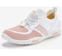 Baskets très agréables à porter grâce à la semelle flexible et ultra-légère, qui vous donne l'impression de marcher pieds nus - LASCANA - blanc/rose BLANC/ROSE 44