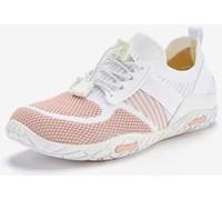 Baskets très agréables à porter grâce à la semelle flexible et ultra-légère, qui vous donne l'impression de marcher pieds nus - LASCANA - blanc/rose BLANC/ROSE 37