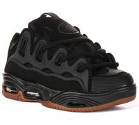 Baskets Unisex À Lacets Osiris D3 2001 À Semelle Épaisse Noires UK 4 - 7