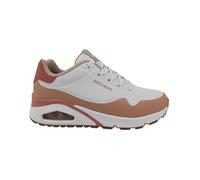 Skechers Femme 177121 Wtan Baskets, Bordure en TPU Corail Blanc Durabuck, 37 EU