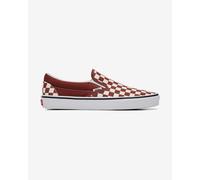 Baskets Vans Classic Slip-On Checkerboard rouge blanc - 36