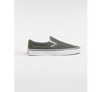 Baskets Vans Classic Slip-On gris blanc - 35