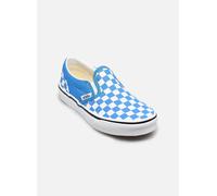 Slip ons enfant garcons Vans Classic Slip-On COLOR THEORY CHECKERBOARD Bright Azure Bleu 30
