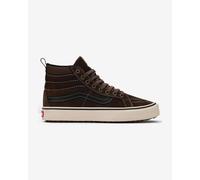 Vans Sk8-Hi MTE, Chaussures hautes en daim marron, semelle en caoutchouc antidérapante, style classique skate, marron, 43 EU