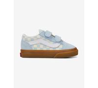 Baskets Vans Old Skool Sidestripe bleu clair blanc bébé - 36