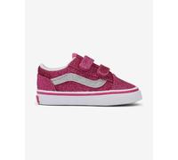 Baskets Vans Old Skool Sidestripe rose argenté bébé - 22.5