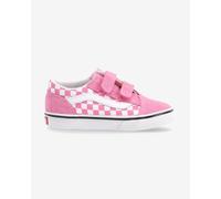 Baskets Vans Old Skool Sidestripe rose blanc bébé - 25