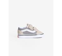 Baskets Vans Old Skool V beige gris blanc bébé - 19