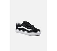 Chaussures Vans Old Skool V noir pur blanc garçon - 31