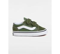 Baskets Vans Old Skool V vert blanc bébé - 22
