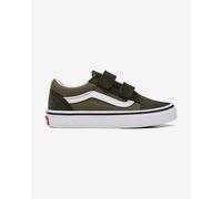 Baskets Vans Old Skool V vert blanc junior - 34