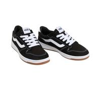 Vans Homme Ryland Ls Basket, Suede Canvas Black White, 42.5 EU