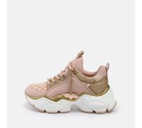 Baskets vegan nappa femme Buffalo Binary Glam L - beige/rose 39