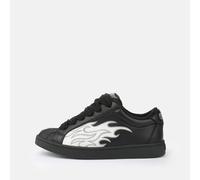 BUFFALO Baskets basses 'Liberty' gris / noir / blanc, Taille 36