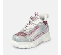 Buffalo Baskets Cld Chai femme vegan nappa paillettes Blanc 40