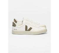 Baskets Veja Campo Leather blanc vert kaki femme - 37