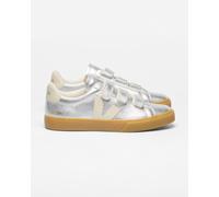 Baskets Veja Recife Logo Cuir argent femme - 38