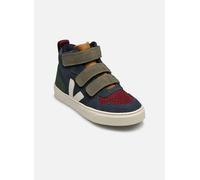 Baskets Veja Small V-10 Mid Suede pour Enfant 23 Bleu
