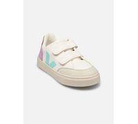 Baskets Veja Small V-12 Velcro Leather pour Enfant 31 Blanc