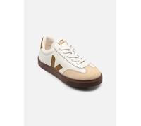 Baskets Veja Small Volley O.T. Leather - Lacets élast pour Enfant 28 Blanc