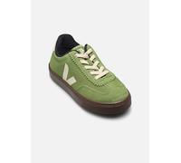 Baskets Veja Small Volley Suede - Lacets élastiques pour Enfant 27 Vert