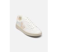 Veja Fair Trade - Sneakers en cuir - V-12 Extra-White Sable en Coton - Taille 44 - Blanc Blanc 44