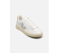 Veja V-12 Leather - Taille: 36 White / Light Grey