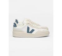 Veja V-90 O. T. Leather En Blanc Bleu Pour Femme - 3 UK - 36 EU - 5 US / Blanc Bleu