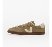 Veja - Baskets en Cuir Kaki avec Détails en Daim - Homme - Chaussures - Vert - Taille: 37 EU
