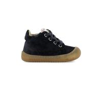 Baskets velours bébé Pom d'Api Yaka Walk Bleu 20