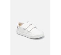 Baskets basses enfant garcons Victoria BLUCHER LONA DOS VELCROS Blanc 21