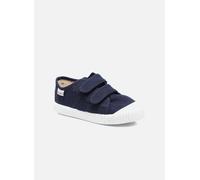 Victoria Baskets basses enfant BLUCHER LONA DOS VELCROS Bleu 27
